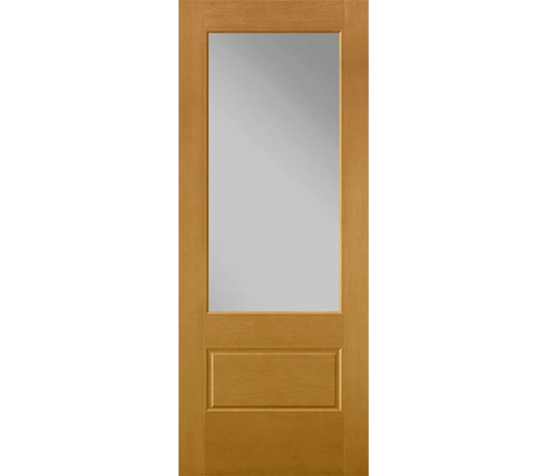 Bloomington 3 Quaters Light Fiberglass Entry Door