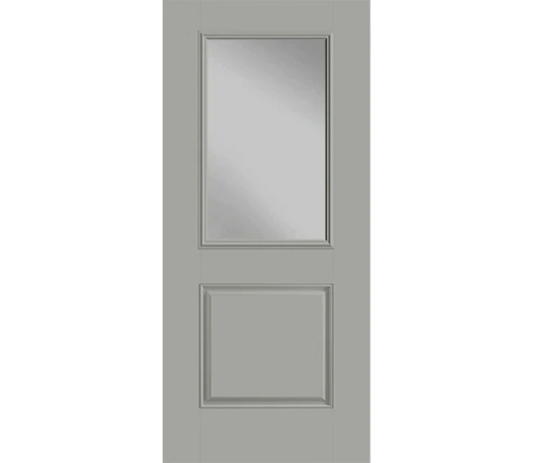 Bloomington Half Light 1 Panel Fiberglass Entry Door