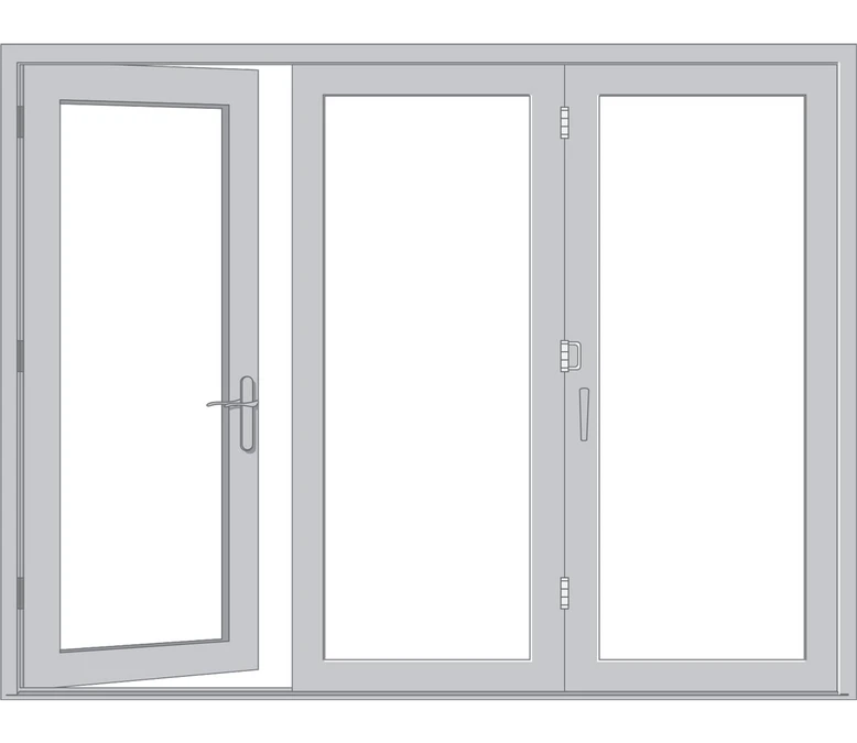 Bloomington Pella Architect Reserve Series Contemporary Bifold Patio Door